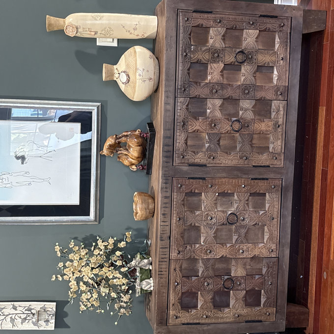 Wade Logan® Pohlman 71'' Wide Solid Wood Sideboard & Reviews | Wayfair